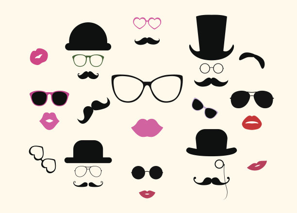 女士和先生图标集图片下载