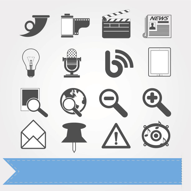 社交媒体图标设置4图片下载