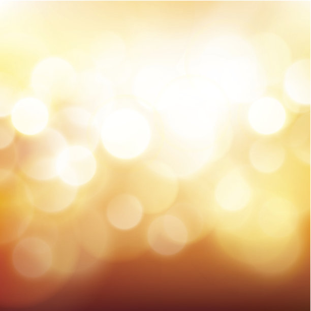 金色散焦灯光背景图片下载
