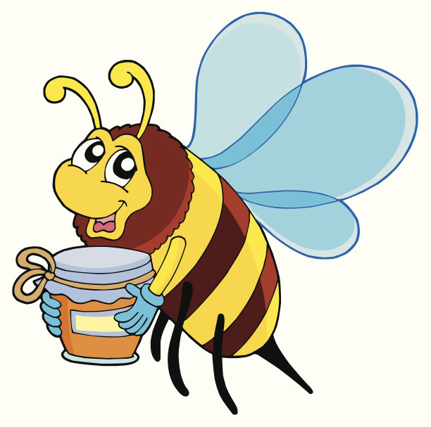 可爱的蜂蜜蜜蜂图片下载