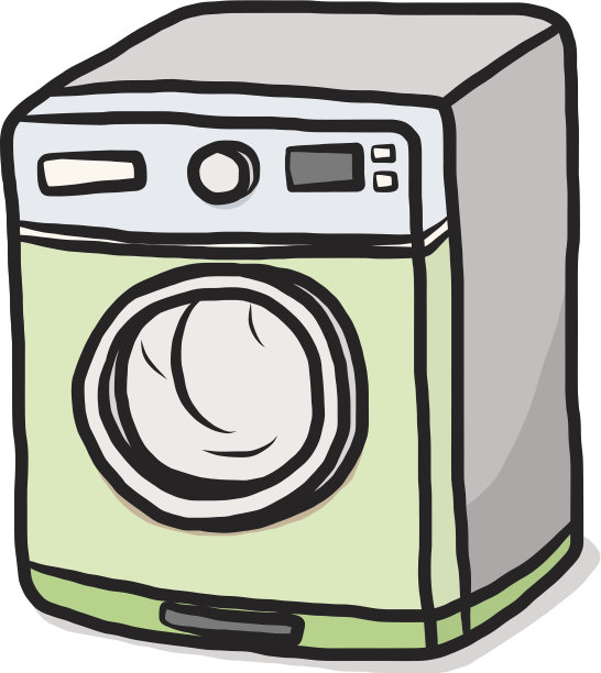 洗衣机的卡通图片下载