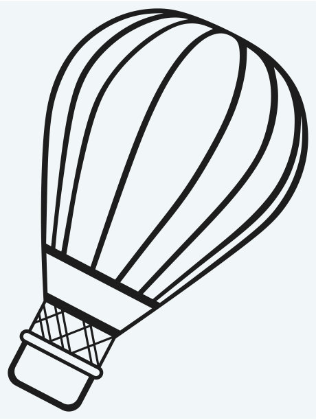 热气球在天空中图片下载