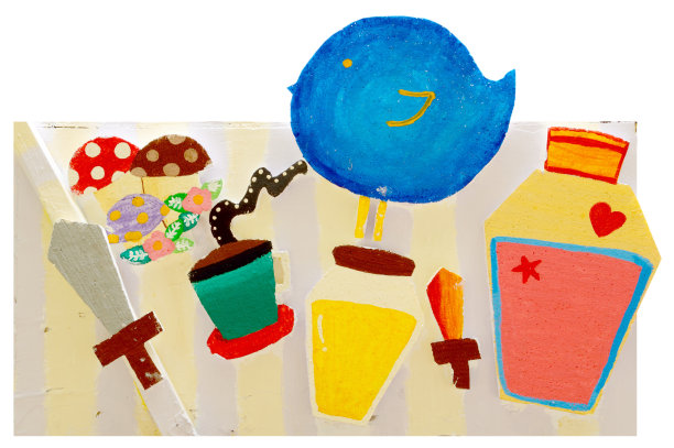 卡通形象的聚苯乙烯泡沫图片下载