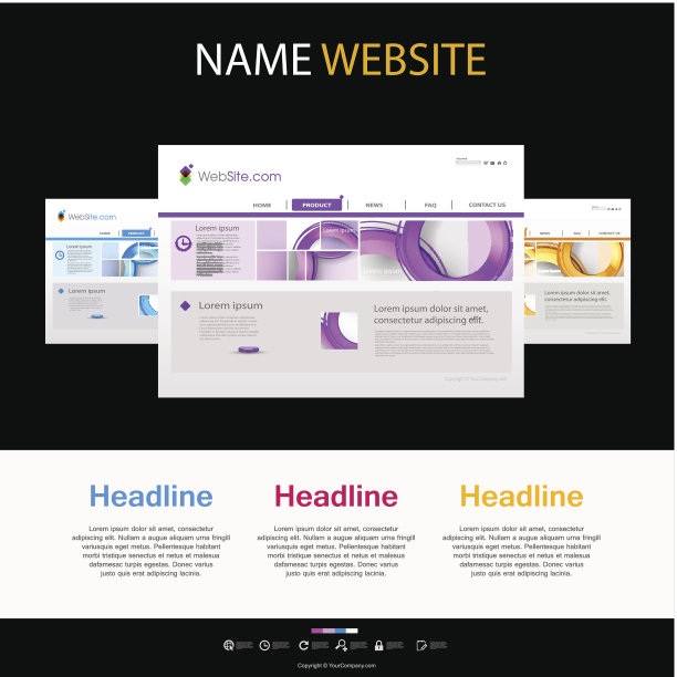 网站模板图片下载