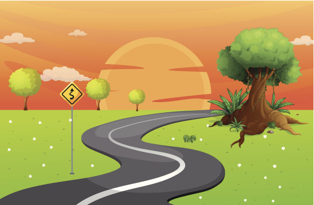 蜿蜒的道路图片下载