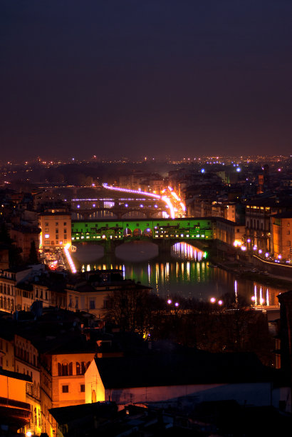 韦奇奥桥和阿诺河图片下载