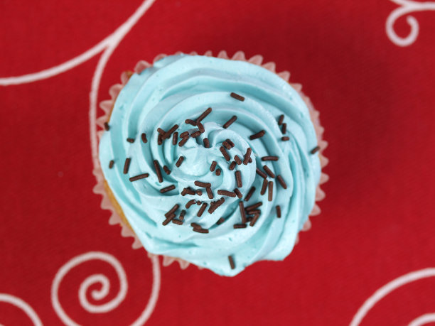 从上面看纸杯蛋糕图片下载