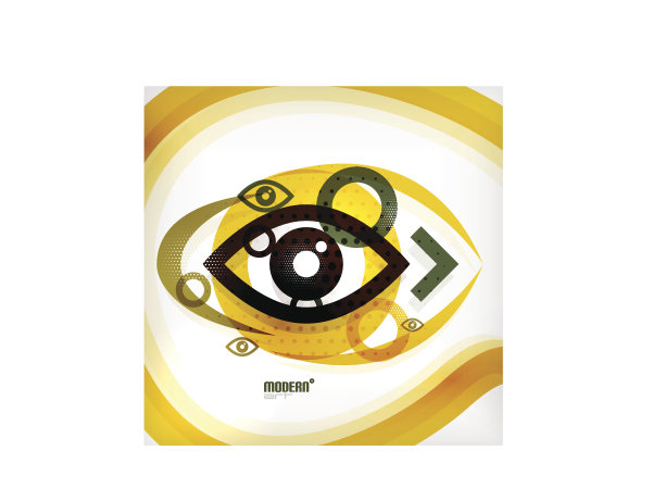 抽象眼向量概念图片下载