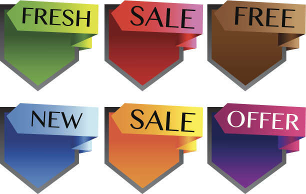 矢量插图销售标签图片下载