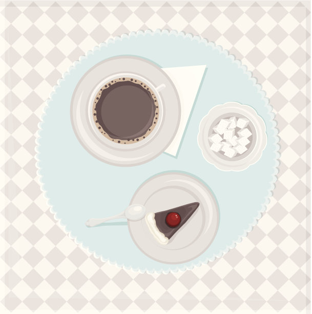 咖啡和蛋糕图片下载