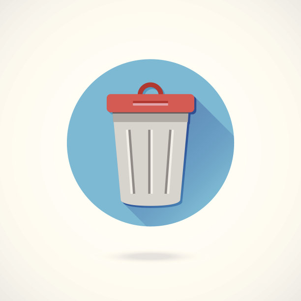 向量垃圾箱图标图片下载