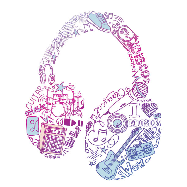 涂鸦的音乐图片下载