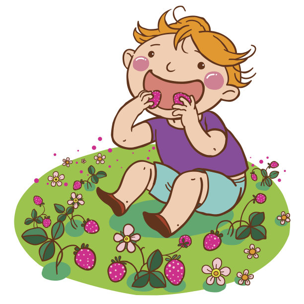 吃巧克力的女孩图片下载