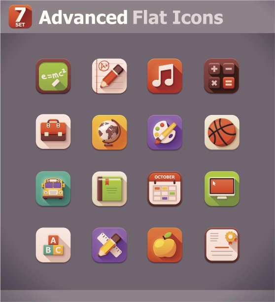 平学校图标图片下载