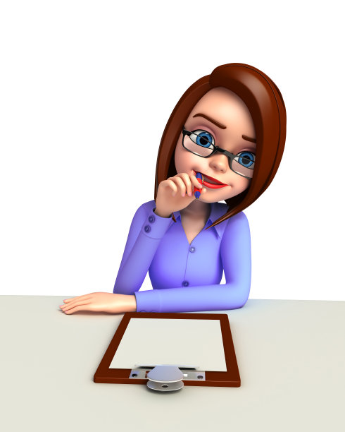 拿着记事本的小女孩图片下载