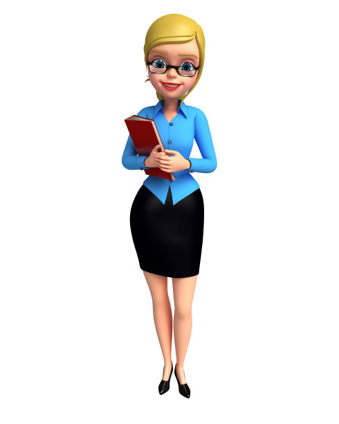 一个小女孩拿着一把锉刀素材图片