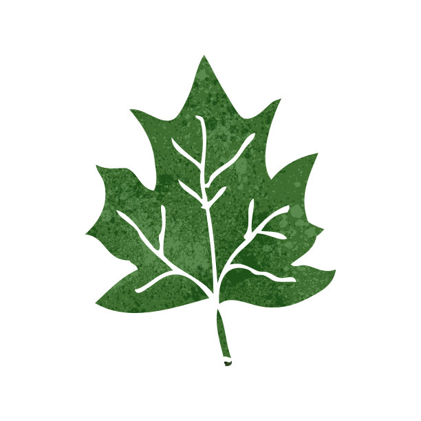 复古卡通leave符号图片下载