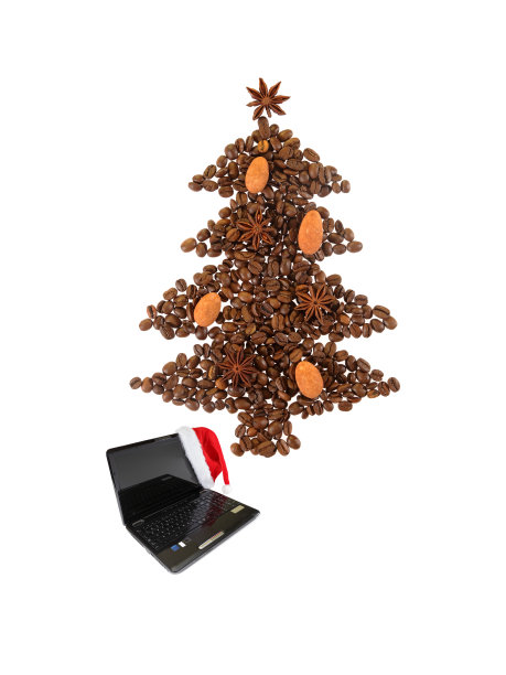 咖啡的圣诞节图片下载