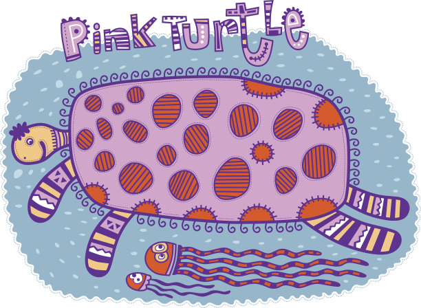 粉红色的乌龟图片下载