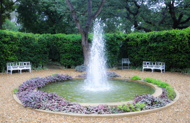 喷泉花园图片下载