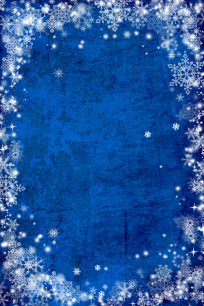 蓝色的圣诞背景图片下载