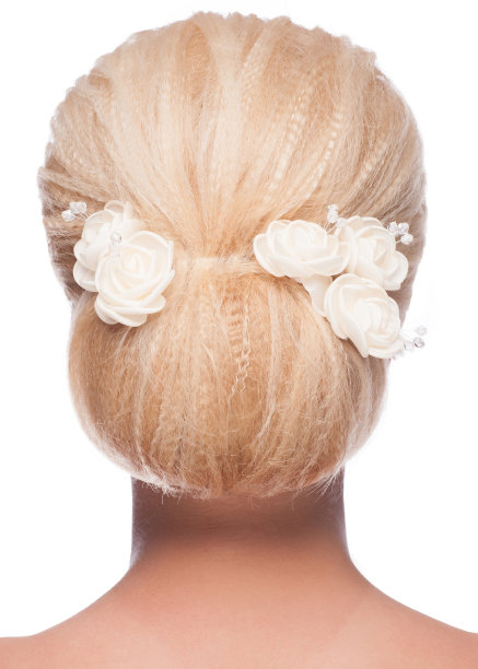 优雅发型的女人图片下载