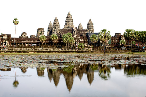 吴哥窟特写镜头图片下载