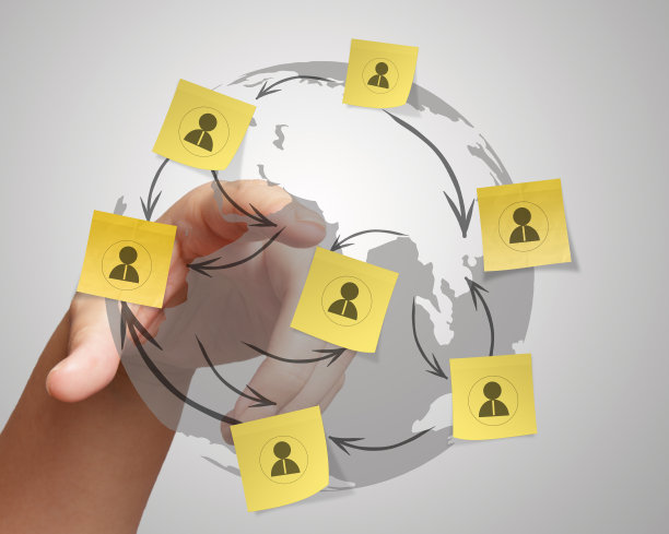 手推便签社交网络图标图片下载