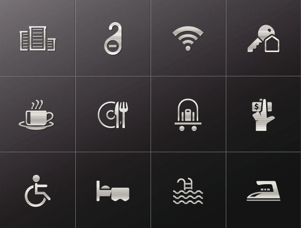 金属标志-酒店图片下载