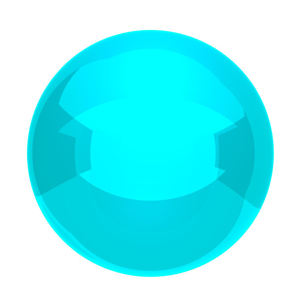 蓝色的球图片下载