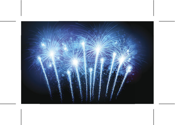 夜晚绽放的烟花图片下载