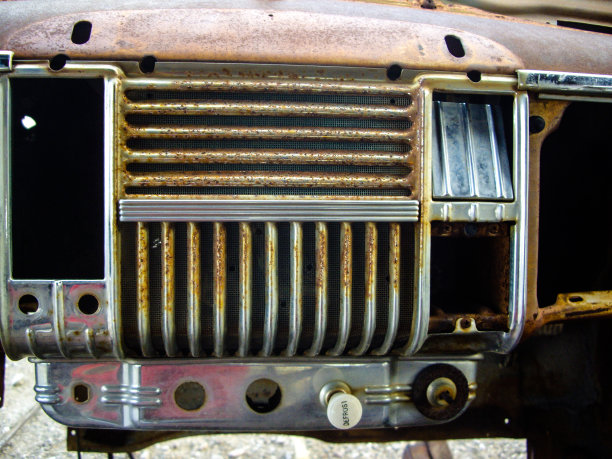 古董车仪表板图片下载