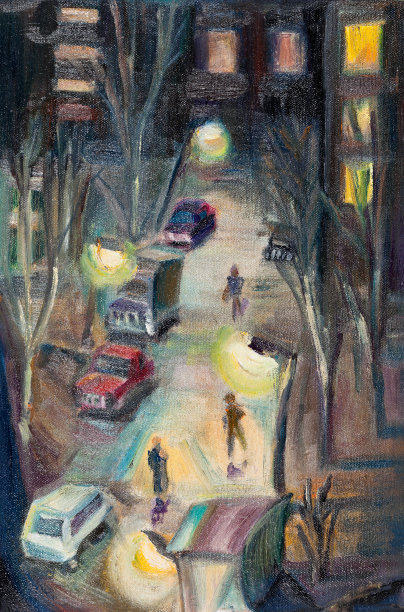 晚上的城市图片下载