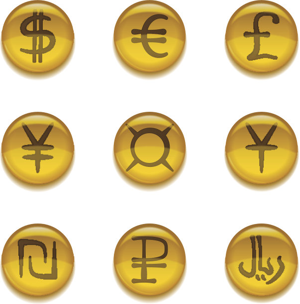 带有货币符号的按钮，设置图片下载