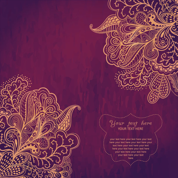 复古的邀请卡上的垃圾背景图片下载