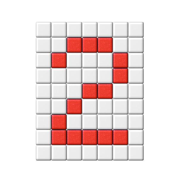 3d红色号码收集- 2图片下载