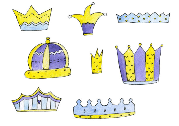 皇冠水彩集图片下载