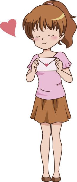 一个女孩的画像图片下载