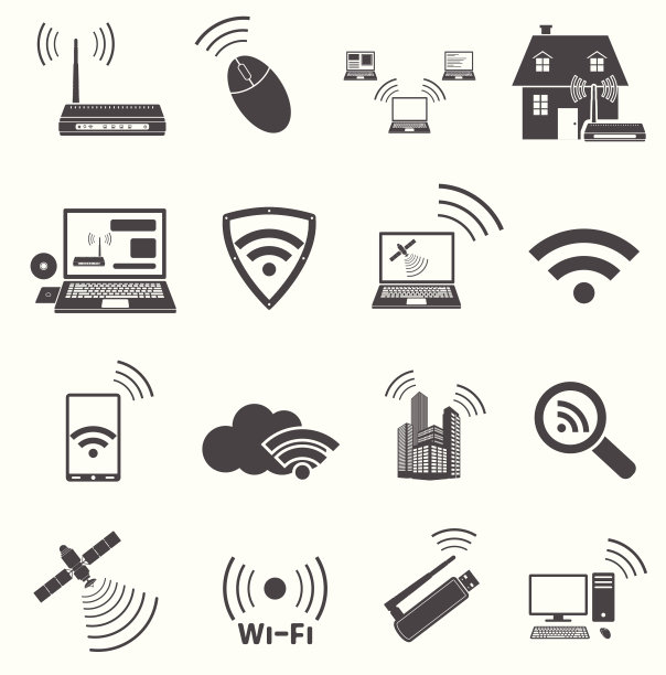 通信网络的图标图片下载