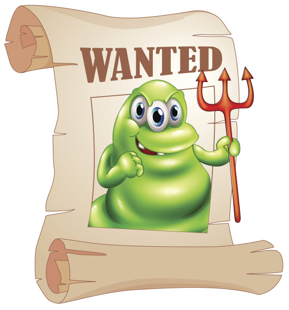 通缉拿着死亡叉的怪物图片下载