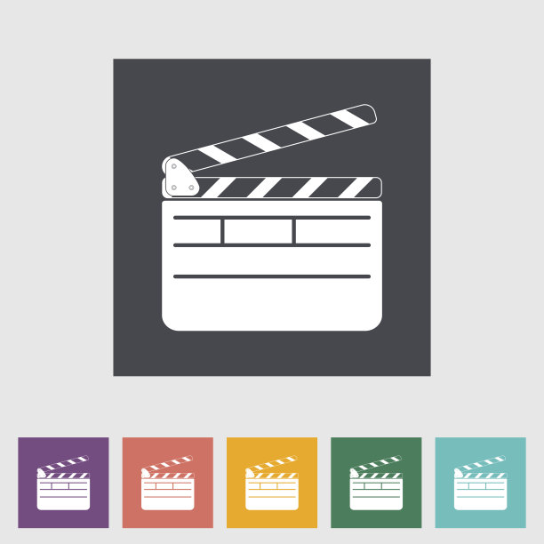 导演板平图标。图片下载