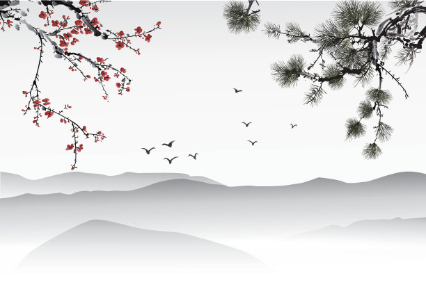 中国画素材图片