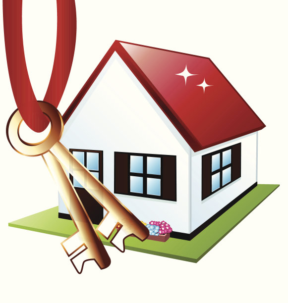 梦想之家的钥匙。图片下载