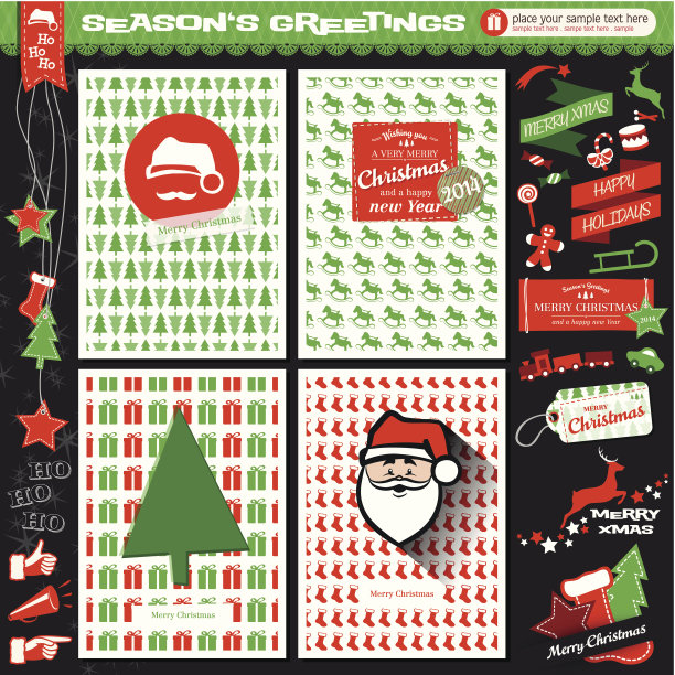 圣诞节设置图片下载