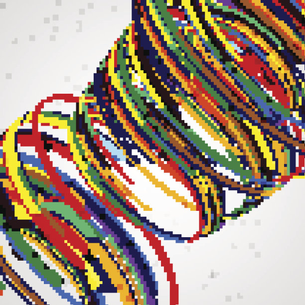 未来主义抽象形状插图图片下载