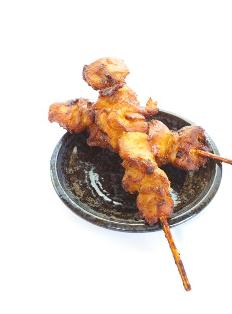 美味的亚洲美食鸡沙嗲图片下载