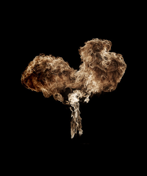 爆炸和黑色背景图片下载