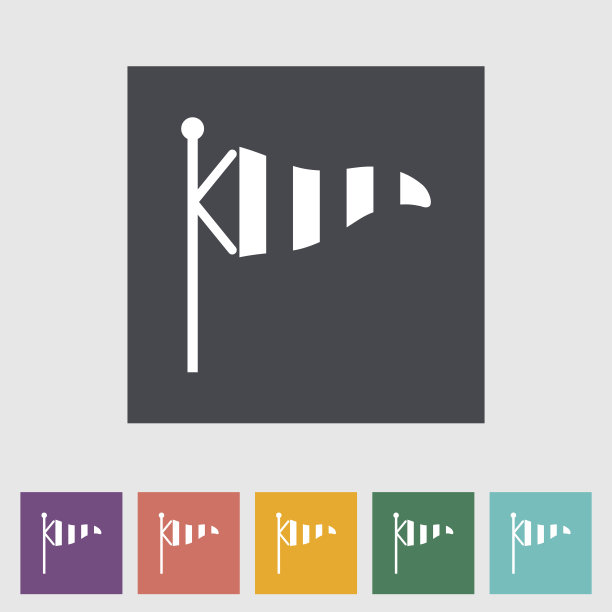 气象塔平面图标。图片下载