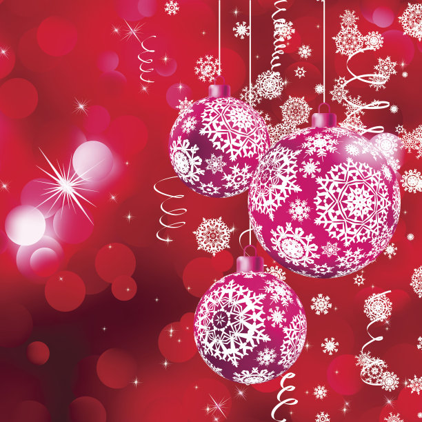 背景与星星和圣诞球。每股收益10图片下载