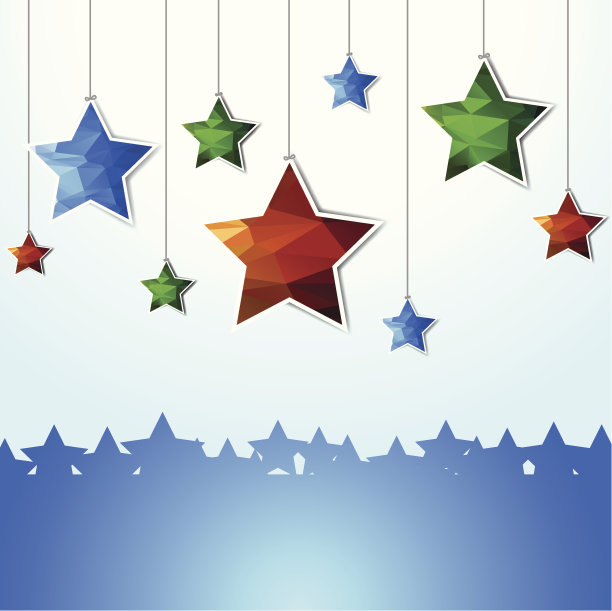 明星多边形插图图片下载